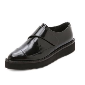 Vince Black Leather Loafers (size 9) like new!